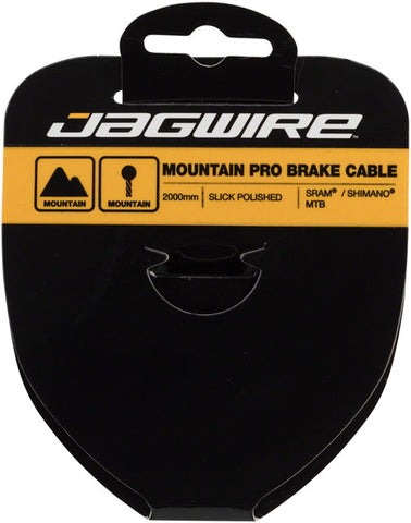 Jagwire Pro Brake Cable 1.5x2000mm Pro Polished Slick Stainless SRAM/Shimano MTB