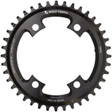 Wolf Tooth 107 BCD Chainring - 42t, Compatible with SRAM 107 BCD, Drop-Stop B, 4-Bolt, Black