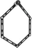 Kryptonite Kryptolok 610 S Folding Lock - 100cm, 5mm, Black