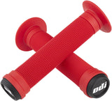 ODI Longneck ST Grips - Red, Flange