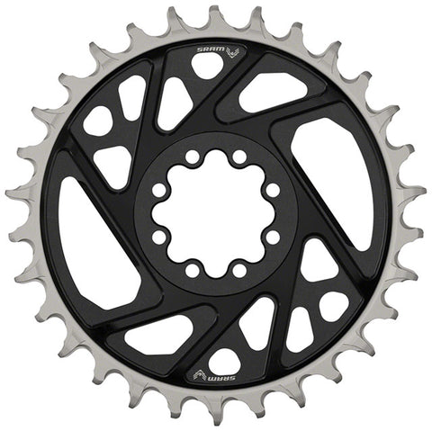 SRAM XX Eagle T-Type Direct Mount Chainring - 30t, 12-Speed, 8-Bolt Direct Mount, 3mm Offset, Aluminum, Black, D1