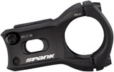 Spank Split Stem - 38mm, 31.8 Clamp, +/-0, 1 1/8", Aluminum, Black