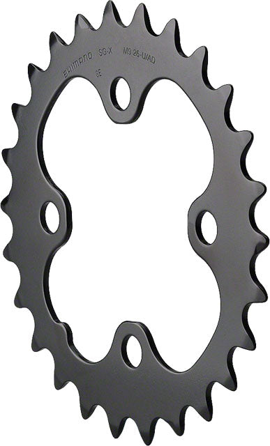 Shimano SLX M660/5 26t 64mm 9-Speed, LX T671 10-Speed Inner Chainring Black