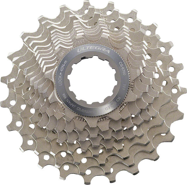 Shimano Ultegra CS-6700 Cassette - 10 Speed, 12-30t, Silver