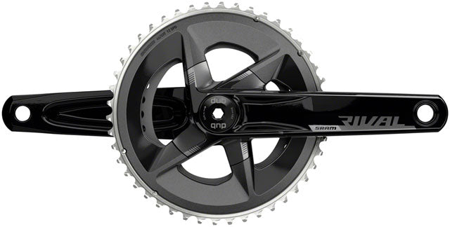 SRAM Rival AXS Crankset - 172.5mm, 12-Speed, 46/33t, 107 BCD, DUB Spindle Interface, Black, D1