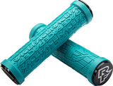 RaceFace Grippler Grips - Turquoise, Lock-On, 33mm