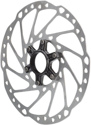 Shimano SM-RT64-L Disc Brake Rotor with External Lockring - 203mm, Center Lock, Silver