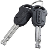 Kryptonite KryptoLok U-Lock - 3.25 x 7", Keyed, Black, Includes 4' cable and bracket