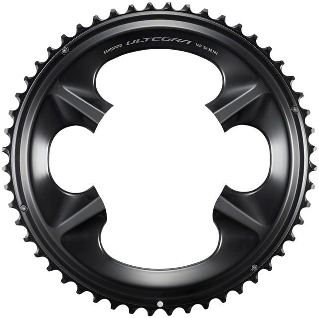 Shimano Ultegra FC-R8100 12-Speed Chainring - 52t, Asymmetric 110 BCD, Black, NH