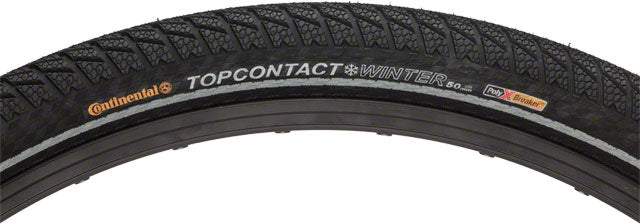 Continental Top Contact Winter II Tire - 700 x 37, Clincher, Folding, Black