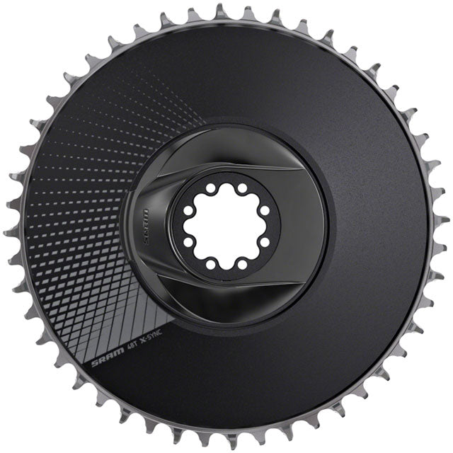 SRAM 48T X-Sync Aero Direct Mount Chainring, Blast Black