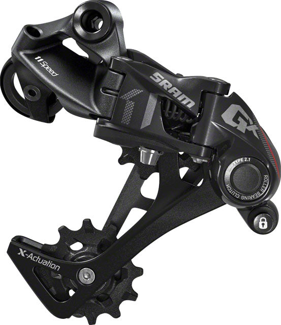 SRAM GX Rear Derailleur - 11 Speed, Long Cage, Red, 1x, With Clutch