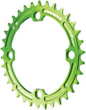 RaceFace Narrow Wide Chainring: 104mm BCD, 32t, Green