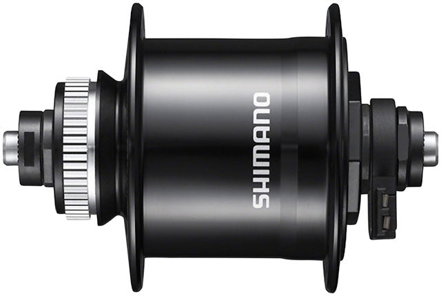 Shimano Metrea DH-UR700-3D Dynamo Front Hub - QR x 100mm, Center-Lock, Black, 32h