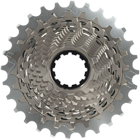 SRAM RED AXS XG-1290 Cassette - 12 Speed, 10-28t, Silver, For XDR Driver Body, D1