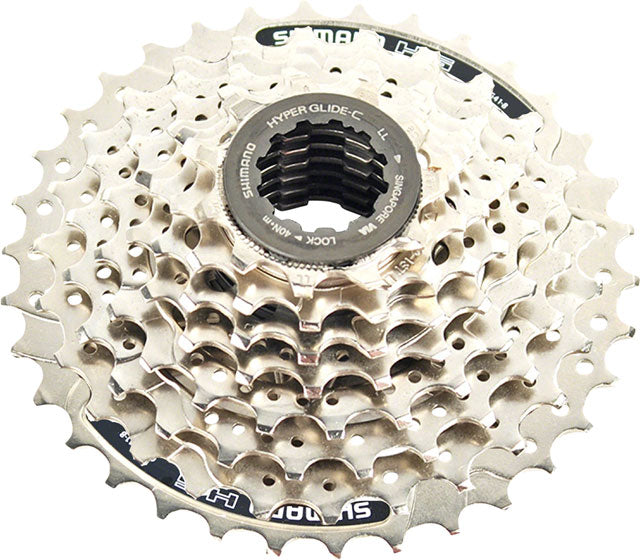 Shimano CS-HG41 Cassette - 8 Speed, 11-34t, Silver, Mega Range