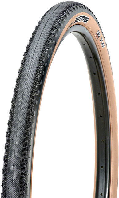 Maxxis Receptor Tire - 700 x 40, Tubeless, Folding, Black/Dark Tan, Dual, Exo Protection