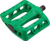 Odyssey Twisted PC Pedals - Platform, Composite/Plastic, 9/16", Green