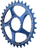 RaceFace Narrow Wide Chainring: Direct Mount CINCH, 32t, Blue