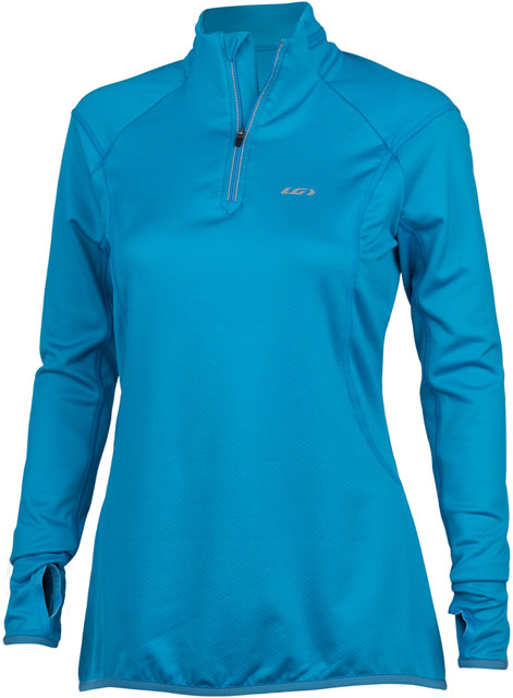 Garneau Edge 2 Long Sleeve Jersey - Blue Hawa, Women's, Large