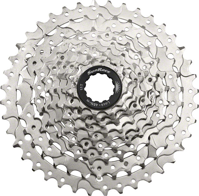 SunRace M9 Cassette - 9 Speed, 11-40t, Silver