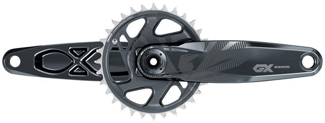 SRAM GX Eagle SuperBoost+ Crankset - 170mm, 12-Speed, 32t, Direct Mount, DUB Spindle Interface, Lunar, 56.5mm Chainline