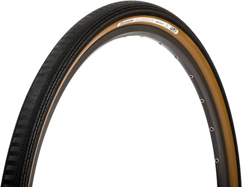 Panaracer GravelKing SS Tire - 700 x 43, Tubeless, Folding, Black/Brown