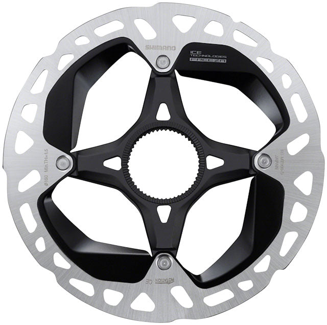 Shimano XTR RT-MT900-SE Disc Brake Rotor - 160mm, Center Lock (External Tooth Lock Ring), Silver/Black