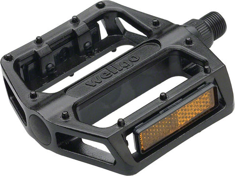 Wellgo B087 Pedals - Platform, Aluminum, 1/2