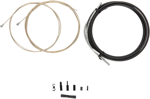 Jagwire Pro Brake Cable Kit Road SRAM/Shimano, Stealth Black