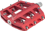 VP Components Vice Trail Pedals - Platform, Aluminum, 9/16", Red