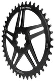 Wolf Tooth Direct Mount Chainring - 44t, SRAM Direct Mount, Drop-Stop B, For SRAM 8-Bolt Cranksets, 6mm Offset, Black