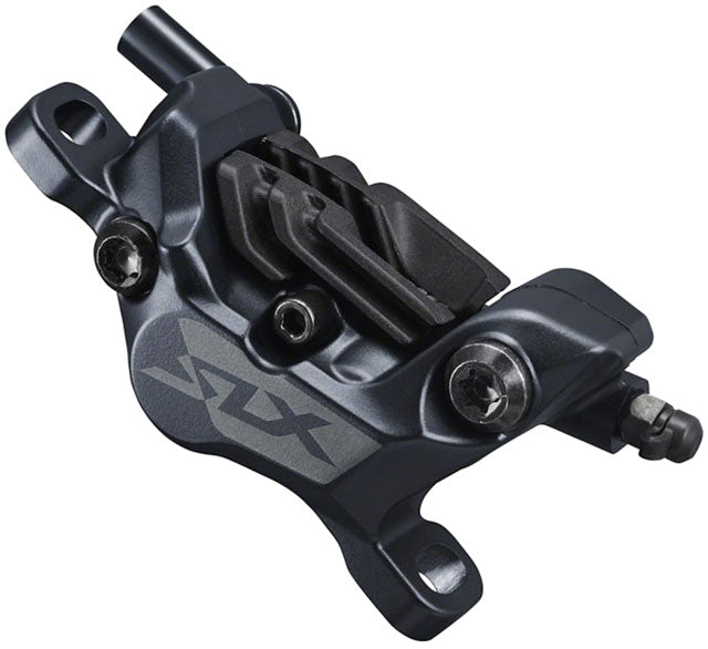 Shimano SLX BL-M7100/BR-M7120 Disc Brake and Lever - Rear, Hydraulic, Post Mount, 4-Piston, Black