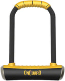 OnGuard PitBull Series U-Lock - 4.5 x 9", Keyed, Black/Yellow, Includes bracket