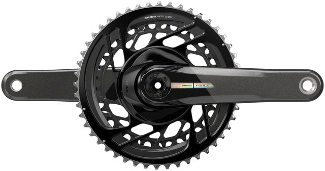 SRAM Force Crankset - 172.5mm, 2x 12-Speed, 48/35t, Direct Mount, DUB Spindle Interface, Iridescent Gray, D2