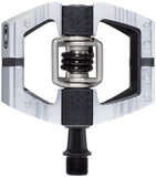 Crank Brothers Mallet E LS Pedals - Dual Sided Clipless with Platform, Aluminum, 9/16", High Polish Silver