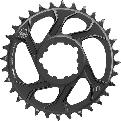 SRAM X-Sync 2 Eagle Direct Mount Chainring - 36 Tooth, 3mm Boost Offset, 12-Speed, Black