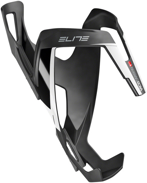 Elite SRL Vico Carbon Water Bottle Cage - Matte Black/White