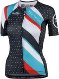 Teravail Waypoint Women's Jersey - Black, White, Blue, Red, 2X-Large