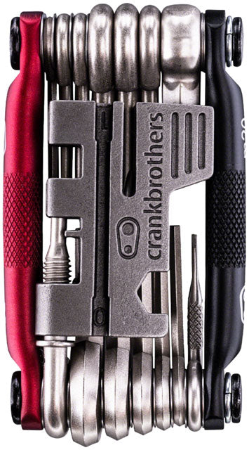 Crank Brothers Multi 20 Tool - Matte Black/Red