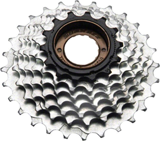 SunRace M2A 7-speed 14-28 Freewheel Black/Zinc