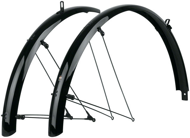 SKS B55 Bluemels Full Coverage Fender Set - 55mm, 700 x 38-47, Black