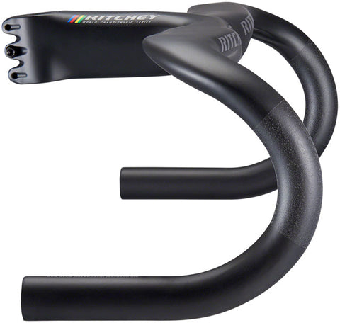 Ritchey WCS Carbon Solostreem Drop Handlebar - Carbon, Integrated, 42cm, Matte Carbon, 120mm