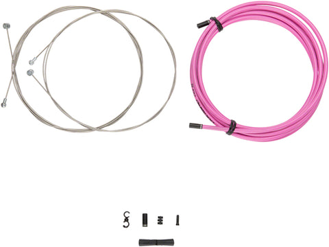 Jagwire Universal Sport Brake Cable Kit, Pink