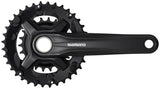 Shimano FC-MT210-2 Crankset - 175mm, 9-Speed, 36/22t, Riveted, 48.8mm Chainline, Black