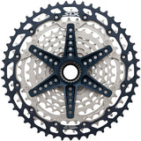 Shimano SLX CS-M7100 Cassette - 12-Speed, 10-45t, Silver/Black, Micro Spline