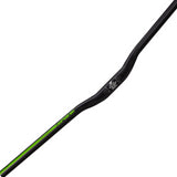 Spank Spoon 800 Handlebar - 31.8 x 800mm, 20mm Rise, Black/Green