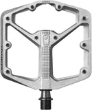 Crank Brothers Stamp 2 Pedals - Platform, Aluminum, 9/16", Raw Silver, Large