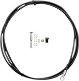 Shimano SM-BH90-SB High Pressure Disc Brake Hose Kit - Normal Silver Banjo Caliper Connector, 2000mm, Black