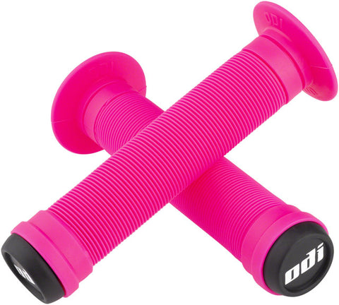 ODI Longneck ST Grips - Pink, Flange